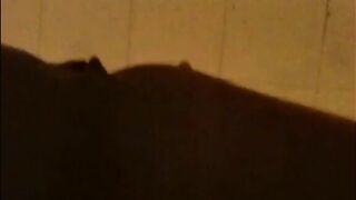 Woman shitting very liquid diarrhea in the shower