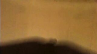 Woman shitting very liquid diarrhea in the shower