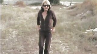 Yummy amateur gals dropping shit outdoor