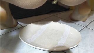 Digested Spinach poop