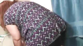 Chubby constipated girl