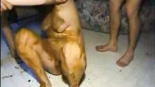 Vintage sluts in kinky scat fun