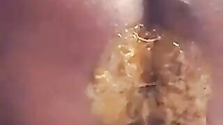 Big booty with sticky shit fun