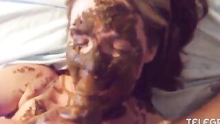 Scat wife love sucking cock