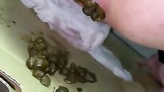 Pooping like a rabbit