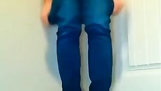 Dirty amateur lady shitting hard