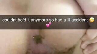 Ass fingering and sticky shit