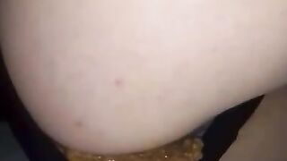 Yummy lady shitty closeup