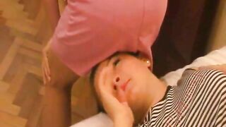 Alina farts on Vicky nose