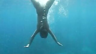 Asian Underwater Scat and Anal Fisting