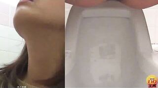 Asian ladies pooping