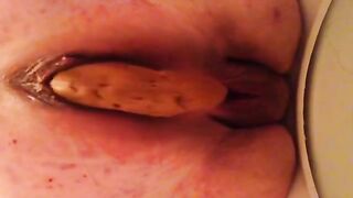 BBW Mature Poop - Taking a shit at work