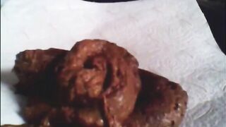 Big butt huge tits mature shitting and showing it