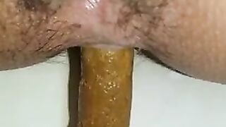 Big shit scat poop girl