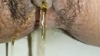 Big shit scat poop girl