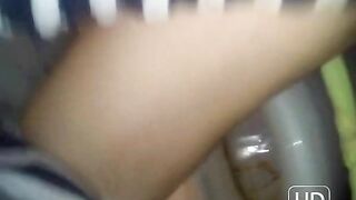 Cathy, teenager shitting at public university toilet