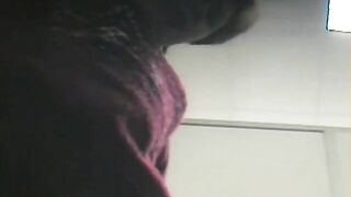 Chubby girl on hidden camera