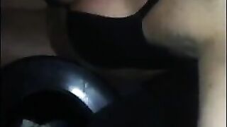 Girl sticks her fingers in her ass then puts them in her mouth