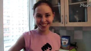 Dirty Alina Pooping in Panties