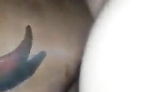 Girl spreads her ass and fingers her asshole