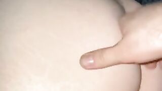 Girl pushes shit out of her ass