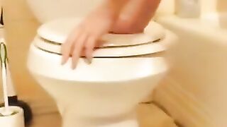 Disgusting fat pig Tiffany Soto crams fresh shit in her cunt