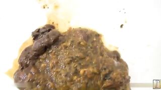 Japanese girl huge poop release after enema 