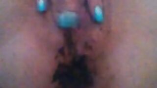 Naughty pussy and sticky black shit