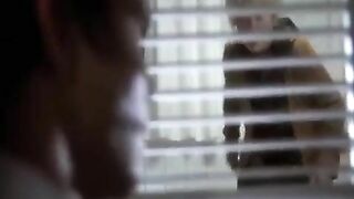 Old woman toilet poop scene