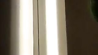 Girl gets her asshole pierced while wearing a fishnet body suit