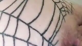Tattooed ass milf and hot shit closeup