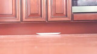 Pissing In A Bowl Then Poops On A Plate