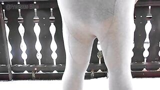 BBW Poop on the snow