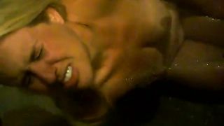 Pretty german chick enjoying piss