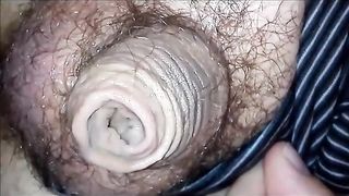 Mixing the piss and cums