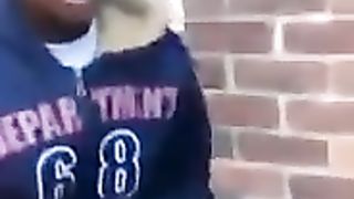 A Guy catches Man Shitting On House