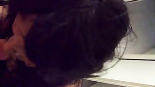 Sucking his shitty dick