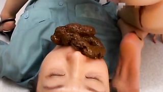 Shitting in her mouth
