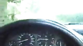 Scat in nature while sucking