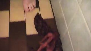 Girl pee and poo in panties twice