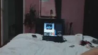 Girl dildos her ass with shit on it