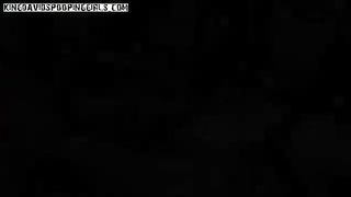 Cute girl taking a shit in a park