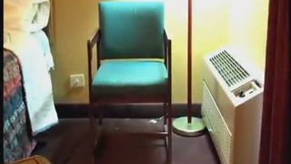 Girl scat sitting in a char