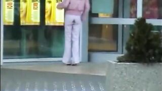 Sticky pants in the public