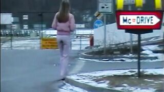 Sticky pants in the public