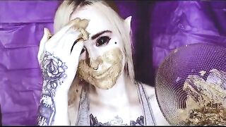 REAL golden scat from hairy ELF