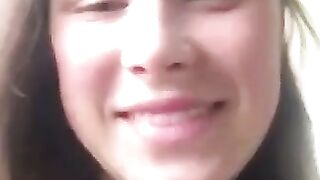 Real happy chick and sticky shit