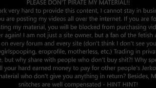 Amateur chubby blonde lady caught masturbating and shitting