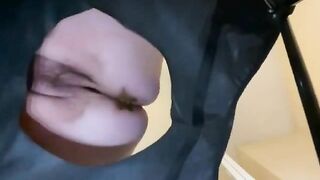 SSBBW shits and shows dirty asshole on cam