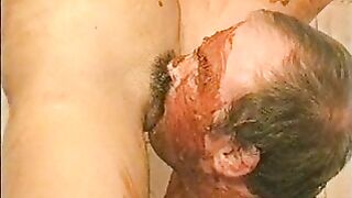 Nasty retro scat couple